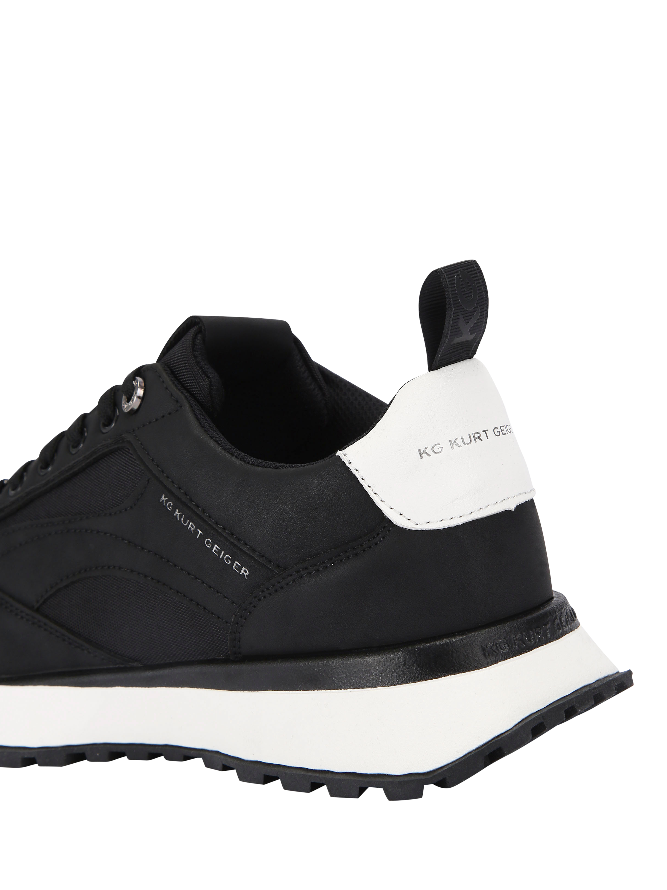 Product image 4 of 5, which shows KG Kurt Geiger Kai Lace Up Trainers, Black, 6