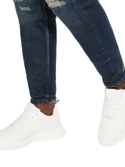 KG Kurt Geiger Kai Lace Up Trainers, White - view 2, White