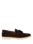 KG Kurt Geiger Ronan Suede Tassel Loafers, Brown