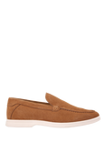 KG Kurt Geiger Ryan Suede Slip On Loafers, Brown Tan