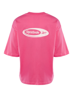 Reebok Ide Logo Graphic T-Shirt, True Pink - view 2, True Pink