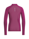 Reebok Quarter-Zip Running Sweatshirt, Very Berry