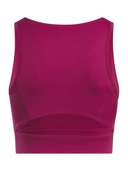 Reebok ID Training Sports Bra, Very Berry - view 2, Very Berry