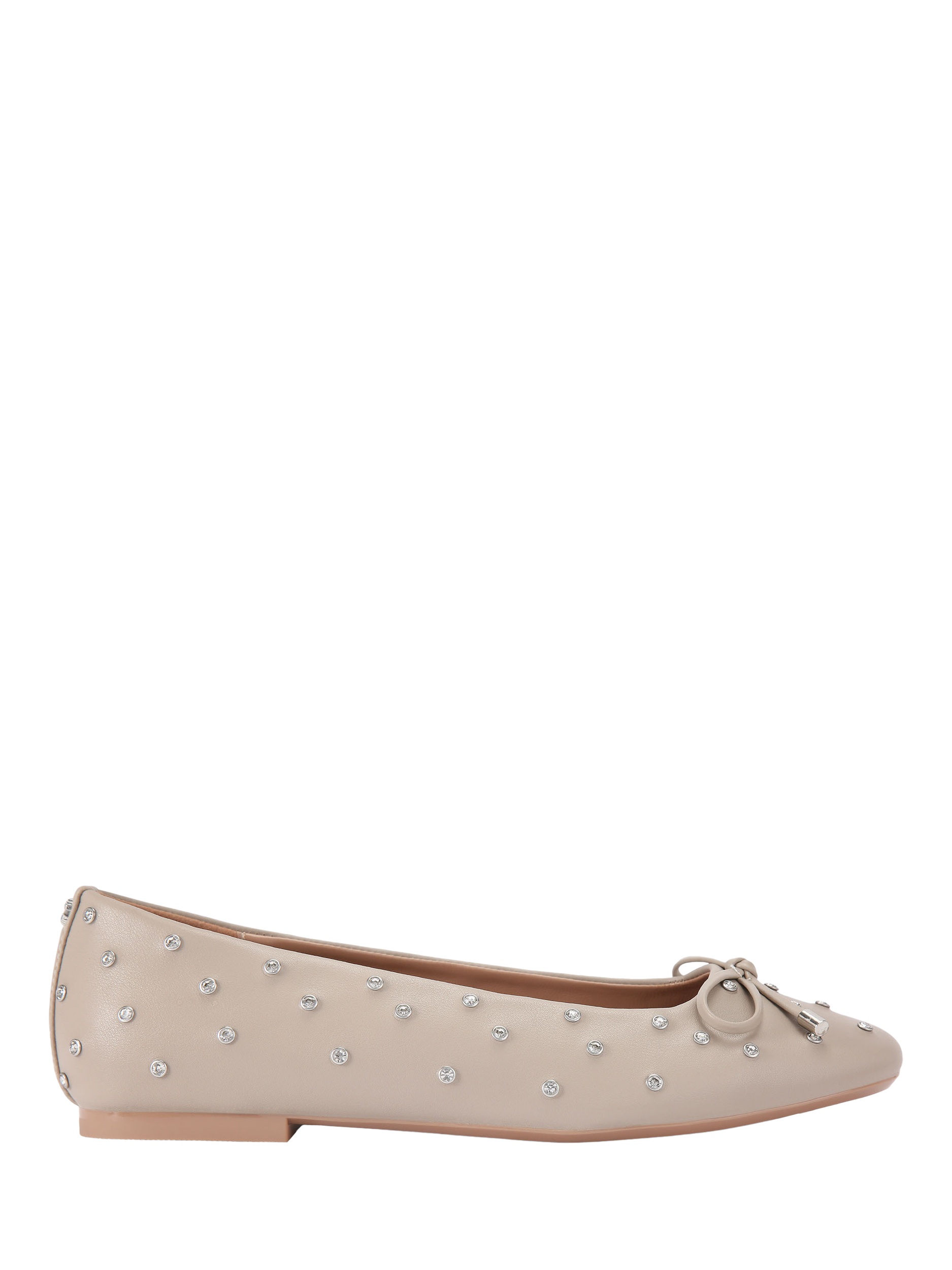 Product image 1 of 4, which shows Carvela Arianna Ballerina Pumps, Taupe, 2