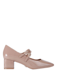 Carvela Harp Patent Mary Jane Courts, Taupe