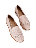 Carvela Sky Tassel Snake-Effect Slip-On Loafers
