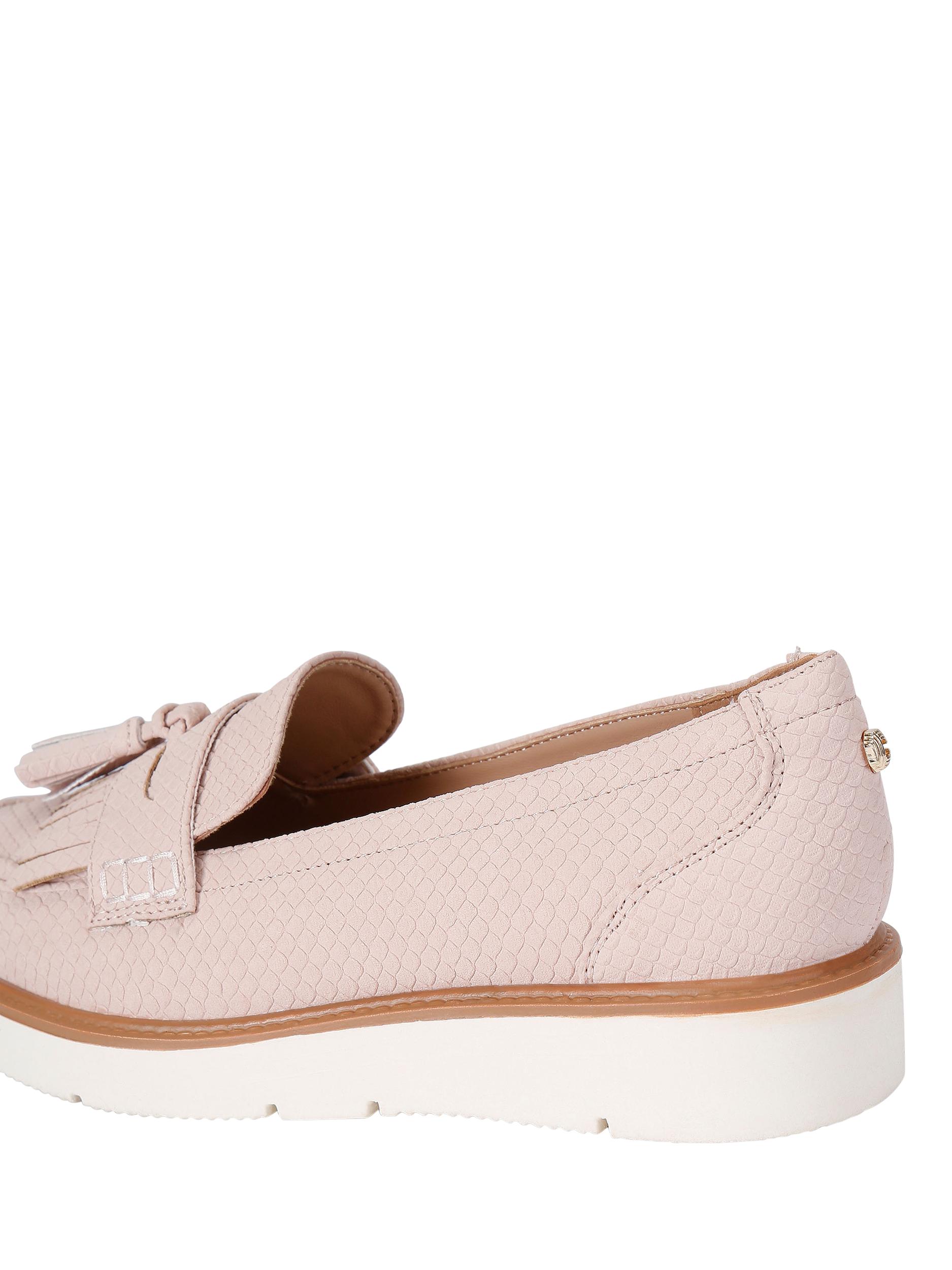 Product image 3 of 4, which shows Carvela Sky Tassel Snake-Effect Slip-On Loafers, 4