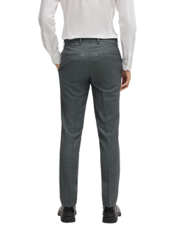 HUGO BOSS HUGO Suit Trousers, Open Grey - view 2, Open Grey