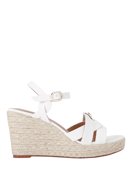 Carvela Bravo Wedge Heel Strappy Sandals, Natural Putty, Natural Putty