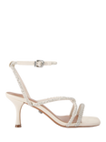 Carvela Ravello Embellished Strappy Sandals, Putty