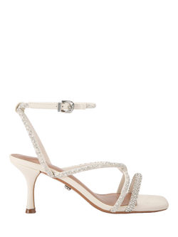 Carvela Ravello Embellished Strappy Sandals, Putty, Putty