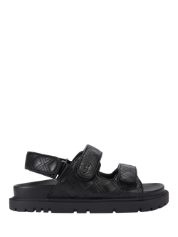 Carvela Rosa Quilted Sandals, Black, Black