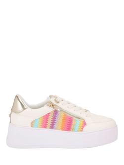 Carvela Jive Zip Flatform Trainers, Multi