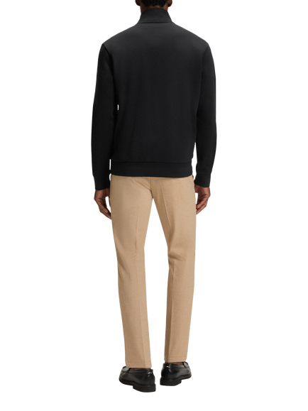 HUGO BOSS BOSS Shepherd Zip Front Cotton Blend Sweatshirt - view 2, Black