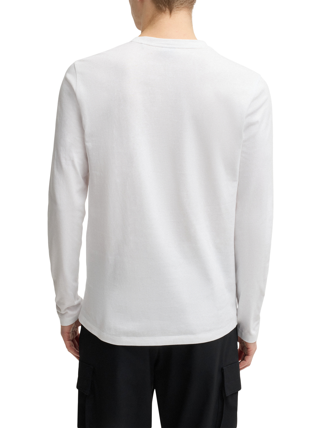 Product image 2 of 5, which shows HUGO BOSS BOSS Long Sleeve T-Shirt, White, S