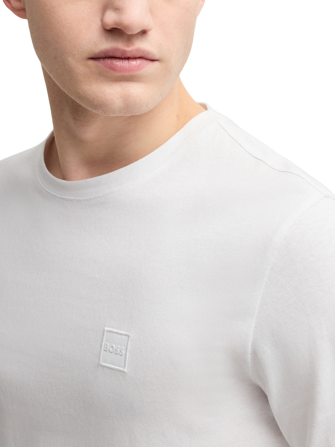 Product image 5 of 5, which shows HUGO BOSS BOSS Long Sleeve T-Shirt, White, S