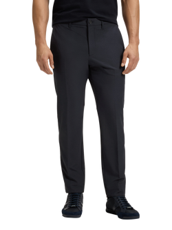 HUGO BOSS BOSS Commuter Slim Fit Trousers, Dark Blue, Dark Blue