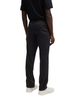 BOSS Regular Fit Cotton Blend Chinos, Black - view 2, Black