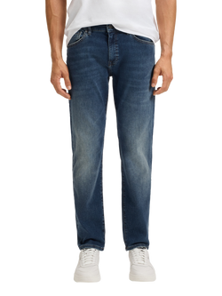 HUGO BOSS BOSS Regular Fit Mid Rise Jeans, Navy, Navy