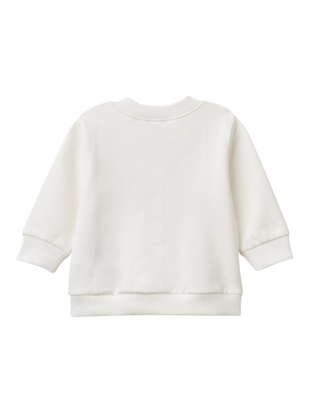 Benetton Baby Bunny Print Cardigan - view 2, Off White