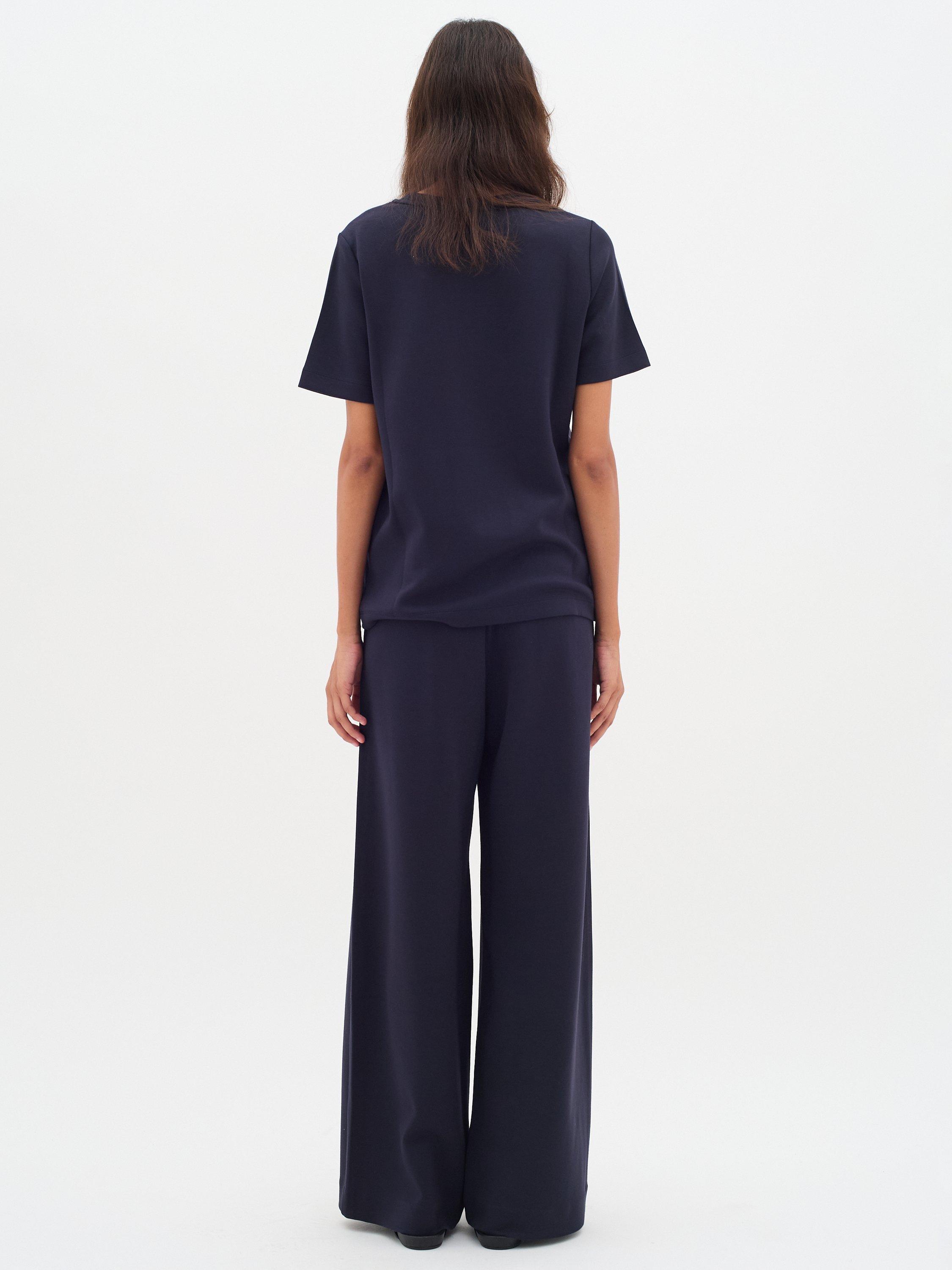 Product image 2 of 6, which shows InWear Vincent Loose Fit T-Shirt, Marine Blue, XS