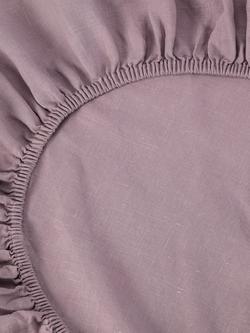 Piglet in Bed Linen Blend Fitted Sheet - view 2, Elderberry
