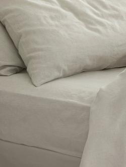 Piglet in Bed Linen Fitted Sheet, Oatmeal