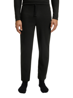 HUGO BOSS BOSS Drawstring Cotton Blend Pyjama Bottoms, Black