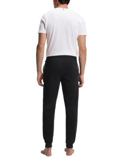 HUGO BOSS BOSS Drawstring Cotton Blend Pyjama Bottoms - view 2, Black