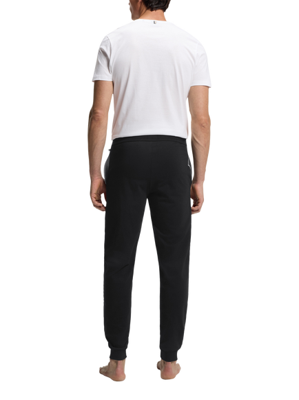 HUGO BOSS BOSS Drawstring Cotton Blend Pyjama Bottoms - view 2, Black