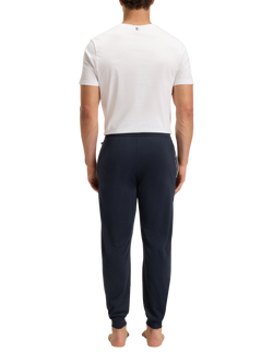 HUGO BOSS BOSS Drawstring Cotton Blend Pyjama Bottoms - view 2, Dark Blue