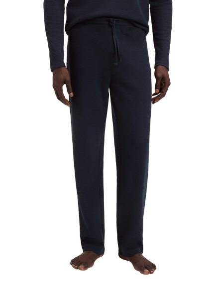 HUGO BOSS BOSS Drawstring Cotton Blend Pyjama Bottoms, Dark Blue