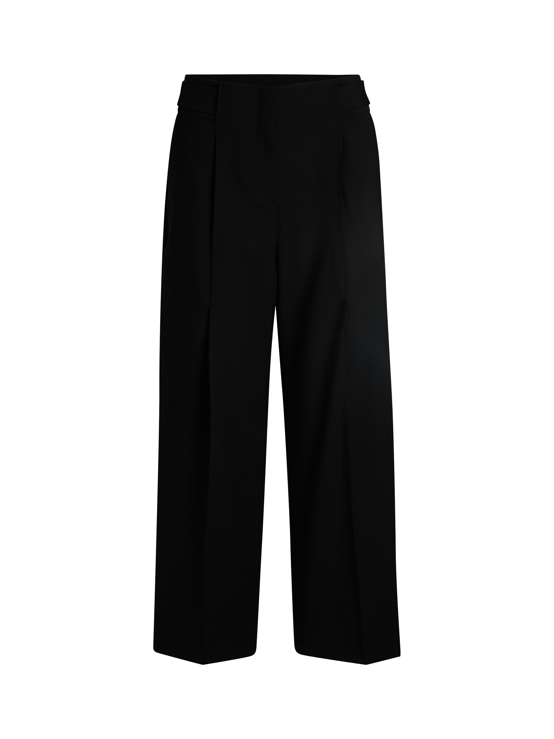Product image 4 of 6, which shows BOSS Tamania Pure Wool Trousers, Black, 16