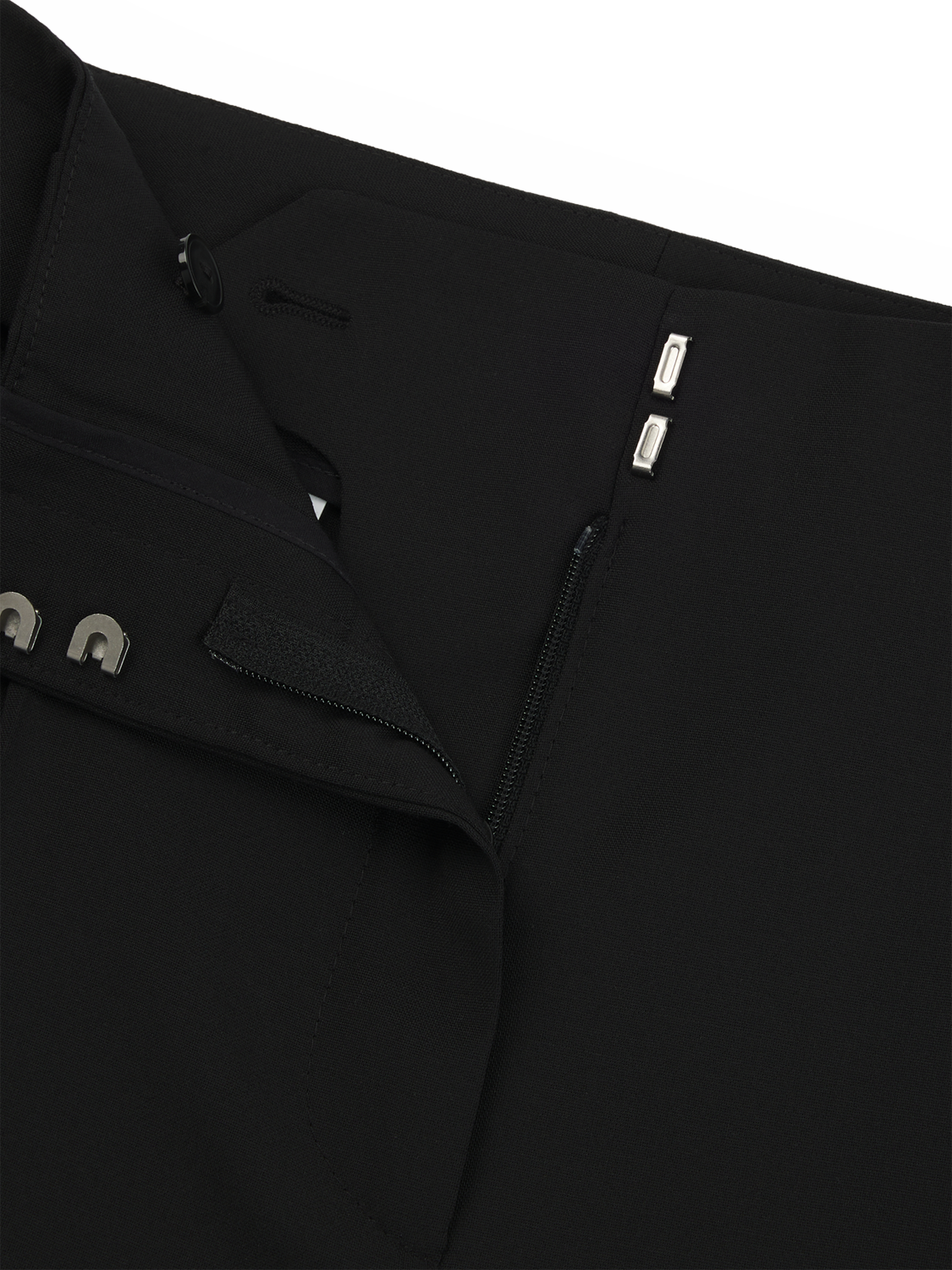 Product image 6 of 6, which shows BOSS Tamania Pure Wool Trousers, Black, 16