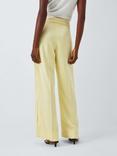 John Lewis Editions Side Pleat Tailored Trousers, Buttermilk