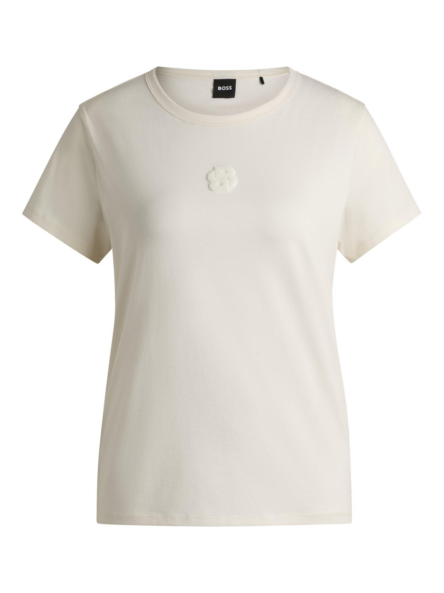 Product image 4 of 5, which shows BOSS Eventsa Logo T-Shirt, Open White, S