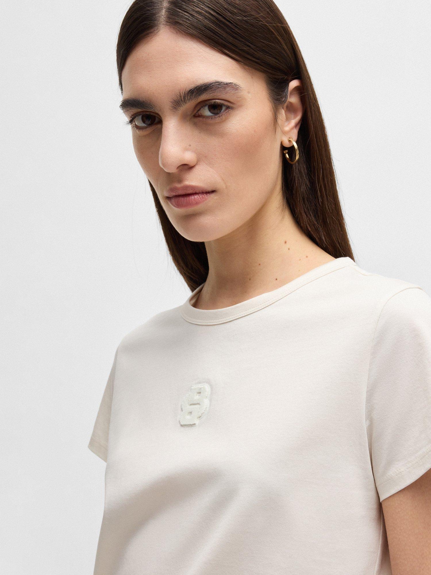 Product image 5 of 5, which shows BOSS Eventsa Logo T-Shirt, Open White, S