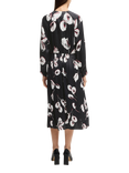BOSS Diesha Floral Dress, Black/Multi