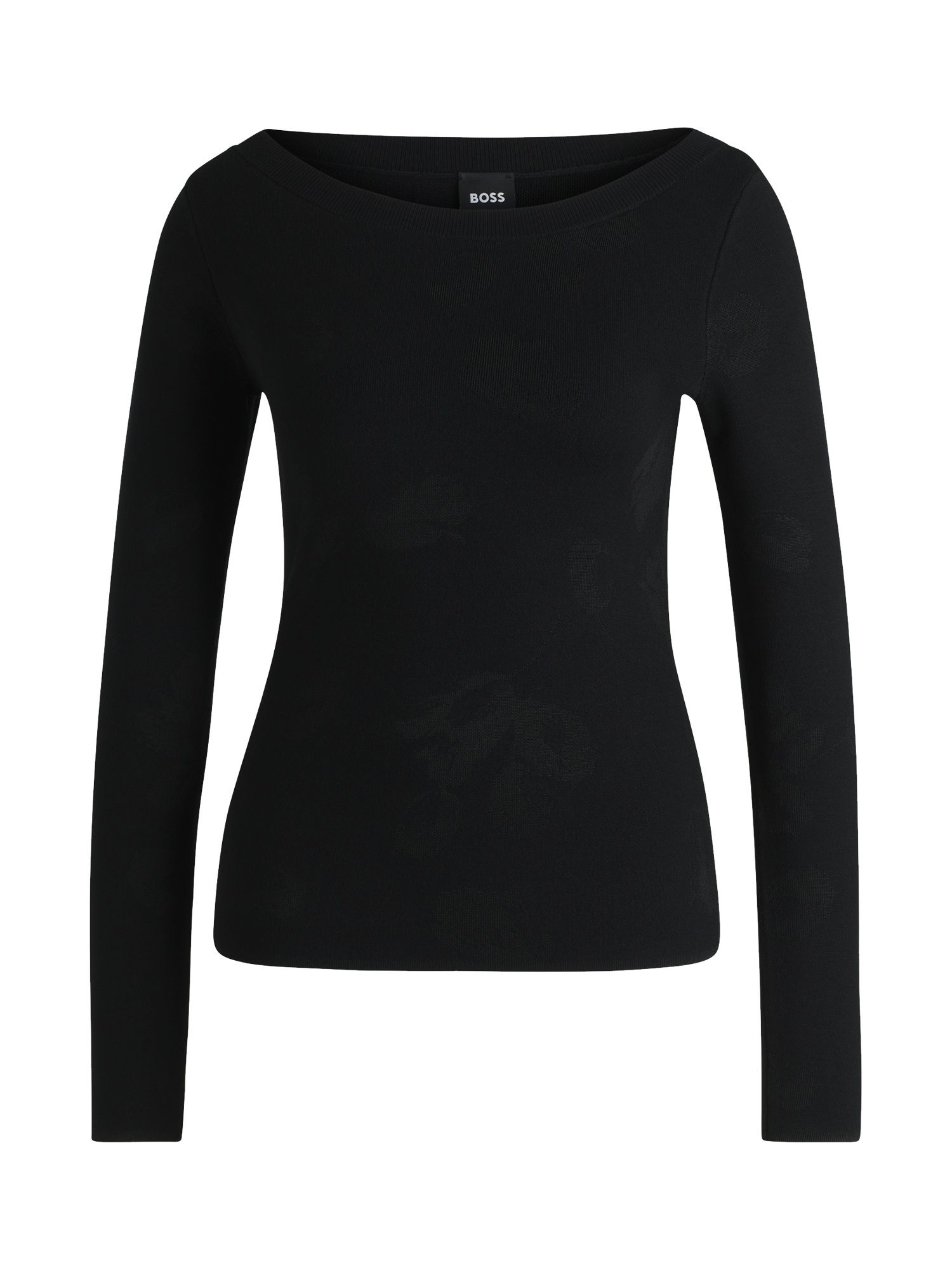 Product image 4 of 5, which shows BOSS Ferenti Jumper, Black, L