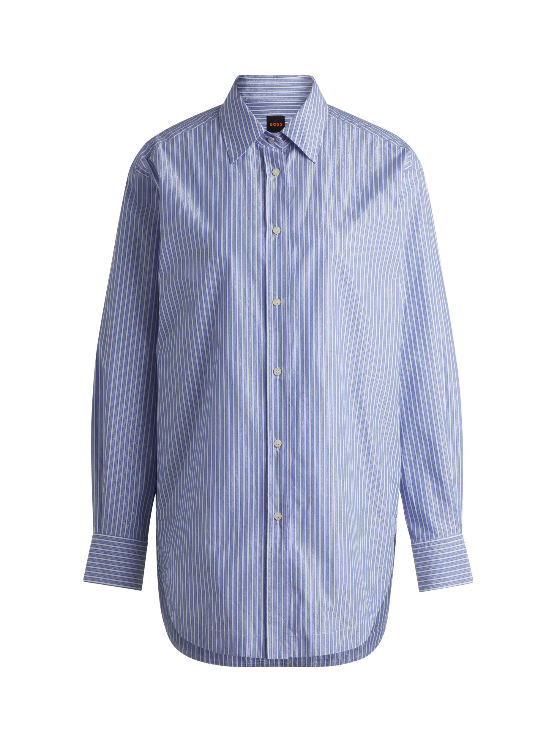 Product image 4 of 6, which shows BOSS Bostucci Stripe Shirt, Blue/Multi, 8
