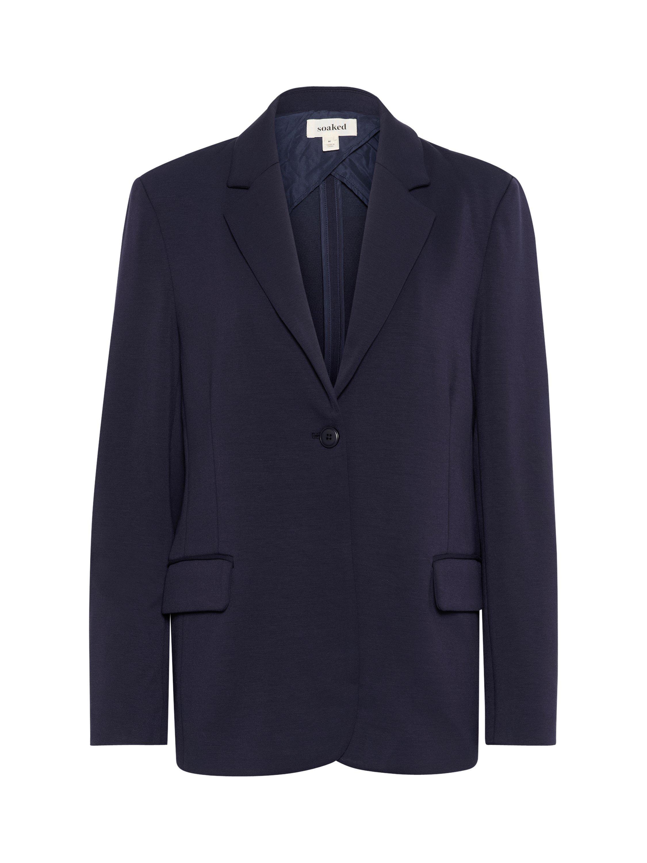 Product image 4 of 5, which shows Soaked In Luxury Ellan Single Breasted Blazer, Night Sky, XS
