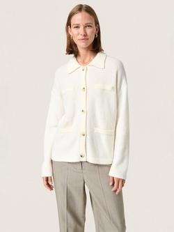 Soaked in Luxury SLHedaya Cardigan, Whisper White, Whisper White