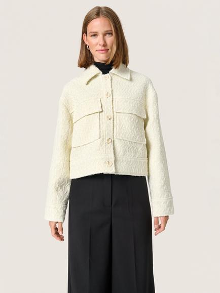 Soaked In Luxury Maree Boucle Jacket, Whisper White, Whisper White