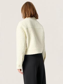 Soaked In Luxury Maree Boucle Jacket, Whisper White - view 2, Whisper White