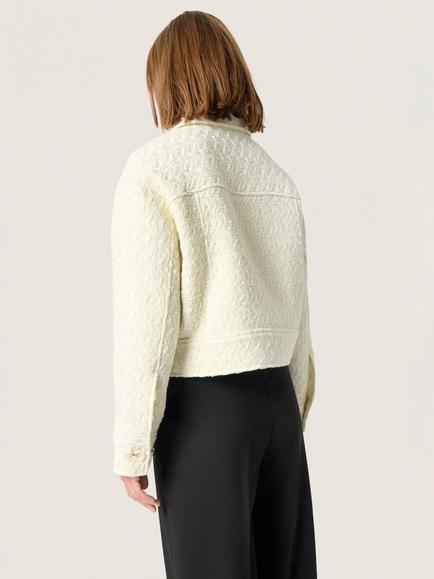 Soaked In Luxury Maree Boucle Jacket, Whisper White - view 2, Whisper White