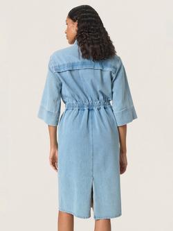 Soaked In Luxury Annabeth Denim Dress, Light Blue - view 2, Light Blue