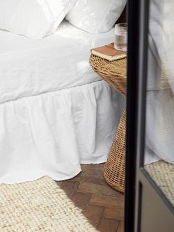 Piglet in Bed Linen Blend Fitted Sheet, White