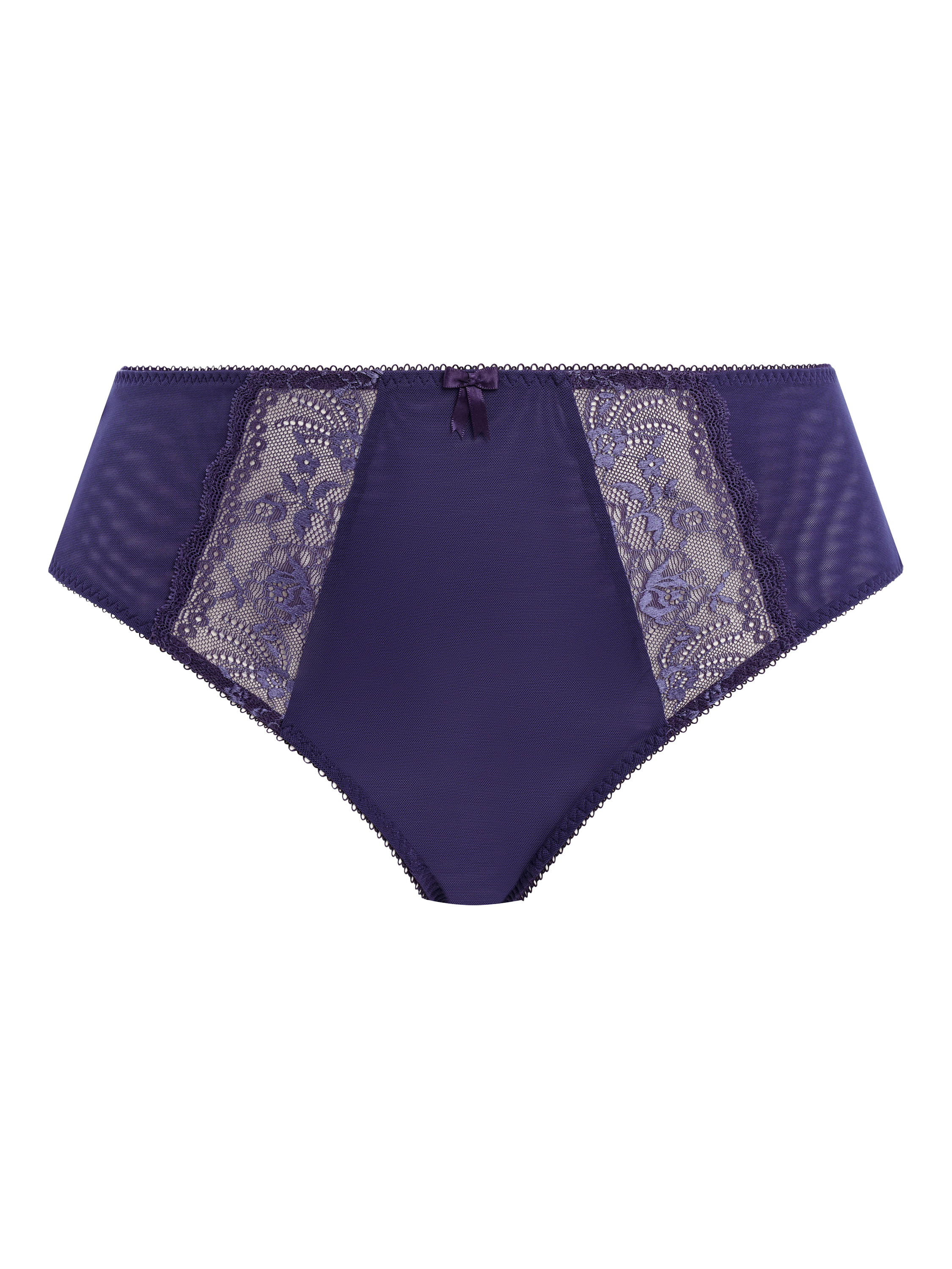 Product image 5 of 5, which shows Elomi Morgan High Leg Knickers, Midnight, M