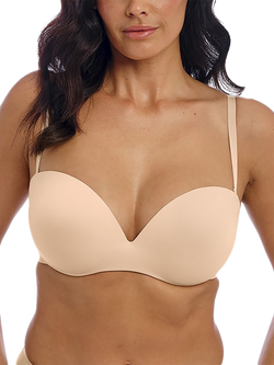 Wacaol Inès Secret Underwire Moulded Push-Up Strapless Bra, Frappe - view 2, Frappe