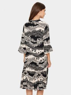 Saint Tropez Eda Abstract Floral Dress, Black/Blush - view 2, Black/Blush